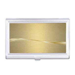 Elegant Stylish Proffesional- Gold- Business Card Case
