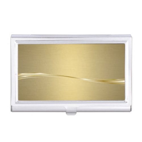 Elegant Stylish Proffesional_ Gold_ Business Card Case