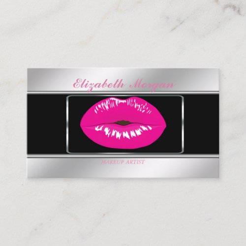 Elegant Stylish Proffesional Lips Business Card