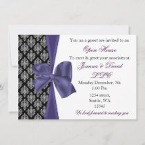 elegant stylish purple Corporate Invitation