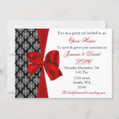 elegant stylish red Corporate party Invitation (Front)