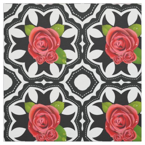 Elegant Stylish Romantic Floral Modern Pattern Fabric