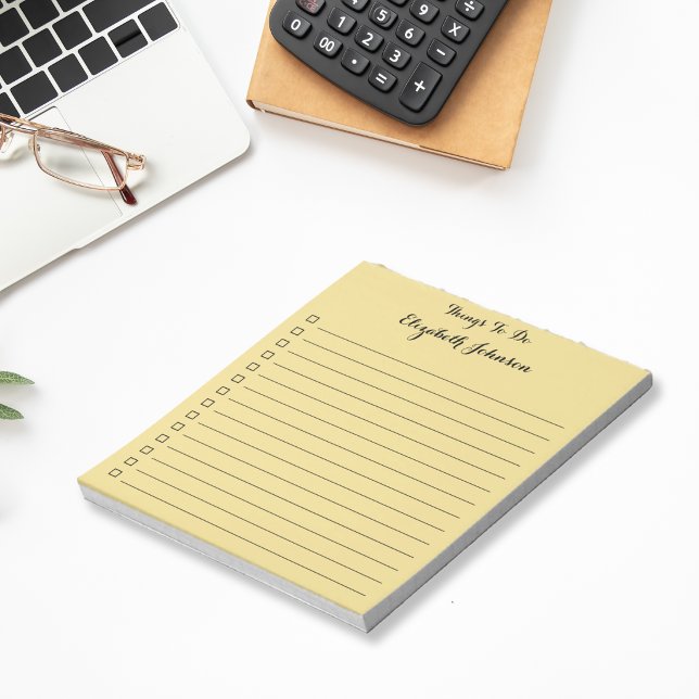 Elegant Stylish Simple Lined Checklist To Do List Notepad (Elegant Stylish Simple Lined Checklist To Do List Notepad)