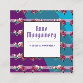 Elegant, Stylish Square Business Card