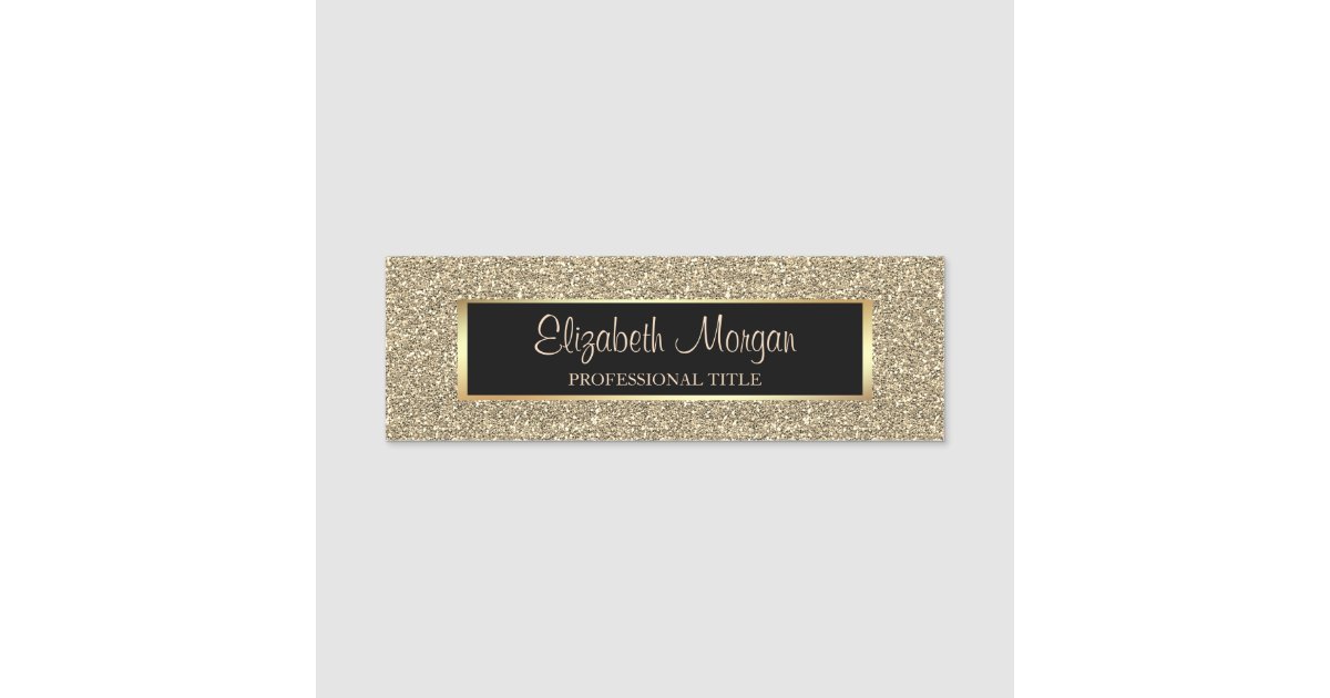 Elegant Stylish Trendy Gold Glitter Frame Name Tag Zazzle Com Looking for some stylish facebook names that you can use in 2020? elegant stylish trendy gold glitter frame name tag zazzle com