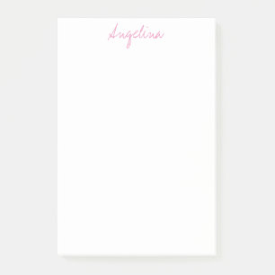 Elegant Stylish Trendy Unique Handwriting Script Post-it Notes