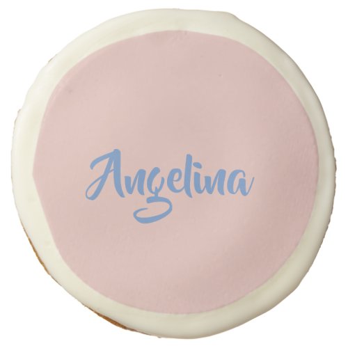 Elegant Stylish Trendy Unique Handwriting Script Sugar Cookie