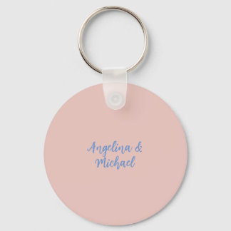 Elegant Stylish Trendy Unique Names Calligraphy Keychain