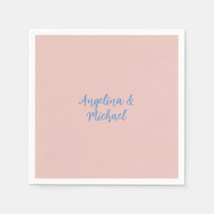 Elegant Stylish Trendy Unique Names Calligraphy Napkins