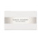 Elegant Stylish White Modern FAUX Silver Striped