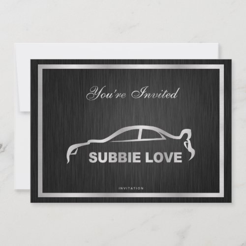Elegant Subbie Love Invitation