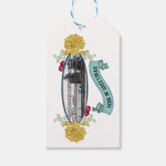 Elegant Submarine Christmas Gift Tags