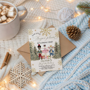 Elegant Sugar Plum Nutcracker Invite