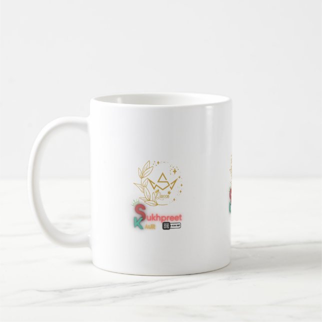 Elegant Sukhpreet Kaur Personalized Mug – 11oz (Left)