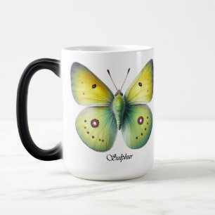 Elegant Sulphur Butterfly Wrap Color Morph Mug