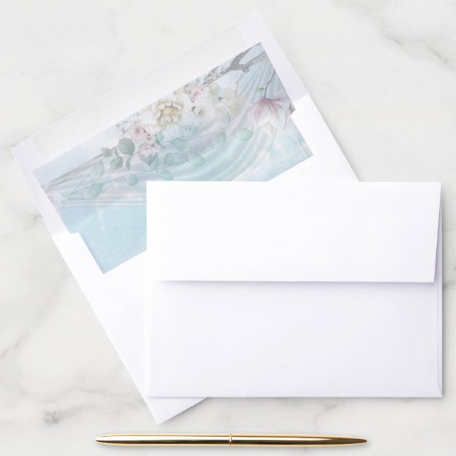 Elegant Summer Breezy  Driftwood Arbor Envelope Liner (Desk)