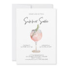 Elegant Summer Soiree Drinks Cocktail Party Pink