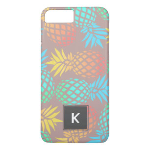 elegant summer tropical colorful pineapple pattern iPhone 8 plus/7 plus case