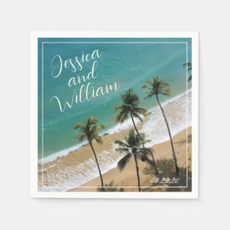 Elegant summer Wedding Napkins