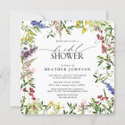Elegant Summer Wildflower Floral Bridal Shower