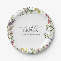 Bridal paper plates store