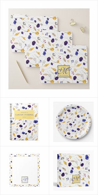 Elegant Summer Wildflowers Pattern