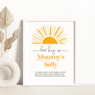 Elegant sun how big is mommy's belly game poster