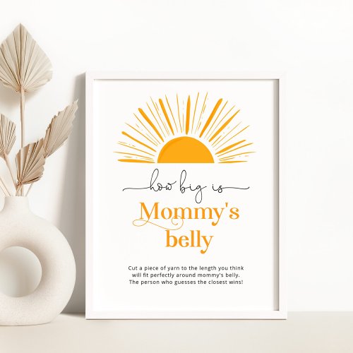 Elegant sun how big is mommys belly game poster
