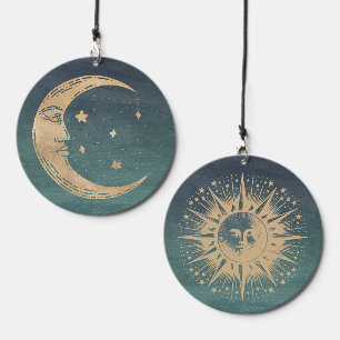 Elegant Sun Moon Wind Chime
