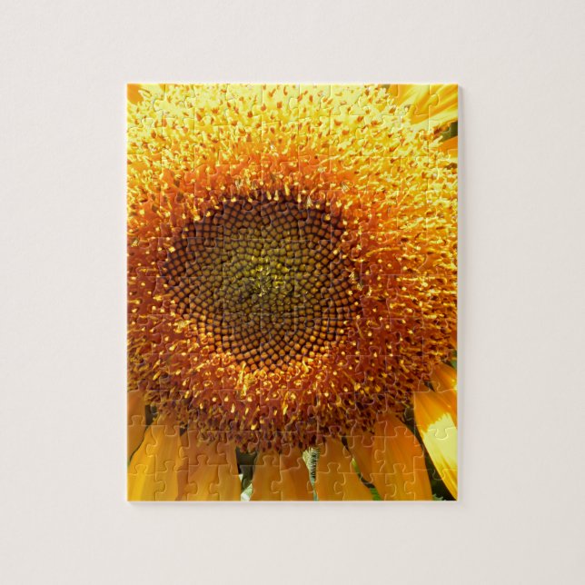 Elegant sunflower photo jigsaw puzzle (Vertical)