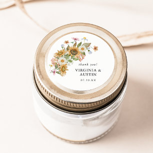 Elegant Sunflower Sticker