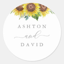 Elegant Sunflower Wedding