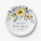 Elegant Sunflowers Eucalyptus Floral Bridal Shower