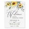 Elegant Sunflowers Eucalyptus REHEARSAL DINNER