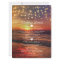 Elegant Sunset Beach Summer Wedding Details Card