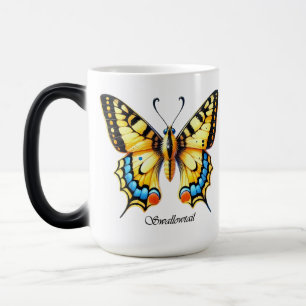 Elegant Swallowtail Butterfly Wrap Color Morph Mug