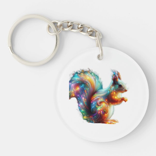 Elegant Swan – Grace and Beauty Keychain (Front)