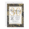Elegant Swanky Faux Gold, Black, & Gray Floral