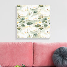 Elegant swans