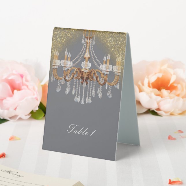 ELEGANT SWEET 16 BIRTHDAY TABLE NUMBER SIGN (In SItu (Wedding))