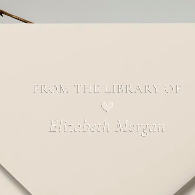 Elegant & Sweet “From the Library Of" Embosser (Creator Uploaded)