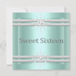 ELEGANT SWEET SIXTEEN INVITATION BY MUMSBUBSNGRUBS