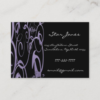Elegant Swirl Business Card -
