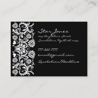 Elegant Swirl Business Card