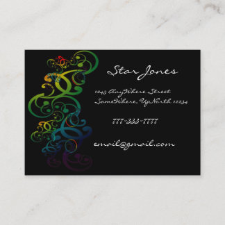Elegant Swirl Business Card -