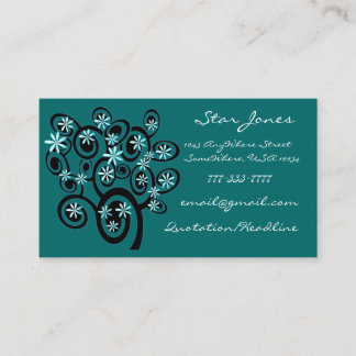 Elegant Swirl Business Card - Cust... - Customized