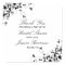 Elegant Swirls Black & White Bridal Shower