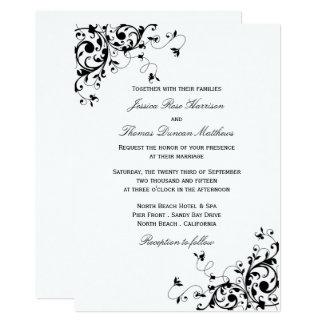 Black & White Invitations 7