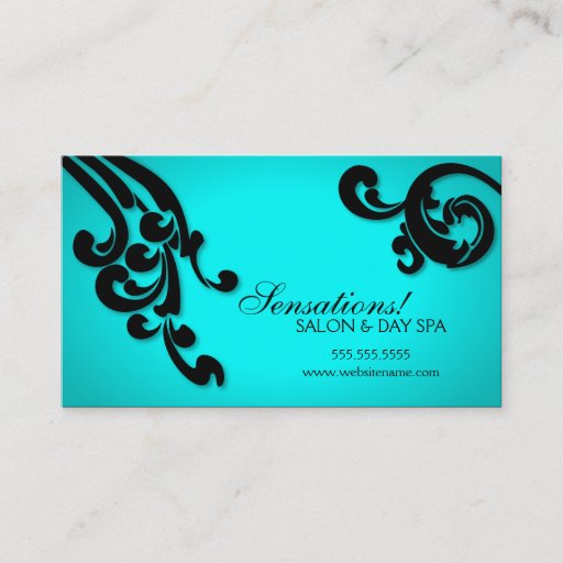 Customizable Elegant Swirls Business Cards