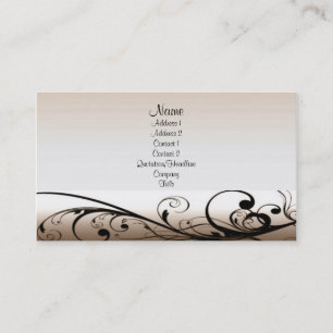 Elegant Swirls Business Card